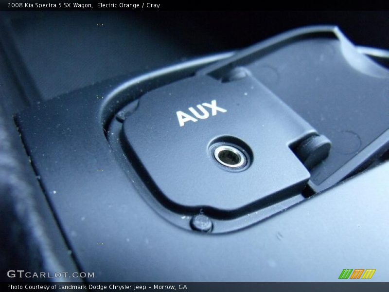 Electric Orange / Gray 2008 Kia Spectra 5 SX Wagon