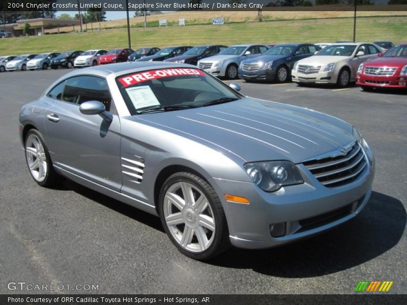 Sapphire Silver Blue Metallic / Dark Slate Gray 2004 Chrysler Crossfire Limited Coupe