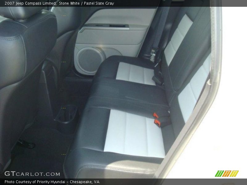 Stone White / Pastel Slate Gray 2007 Jeep Compass Limited