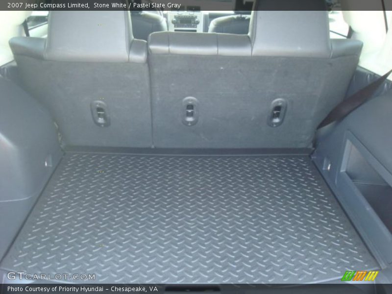 Stone White / Pastel Slate Gray 2007 Jeep Compass Limited