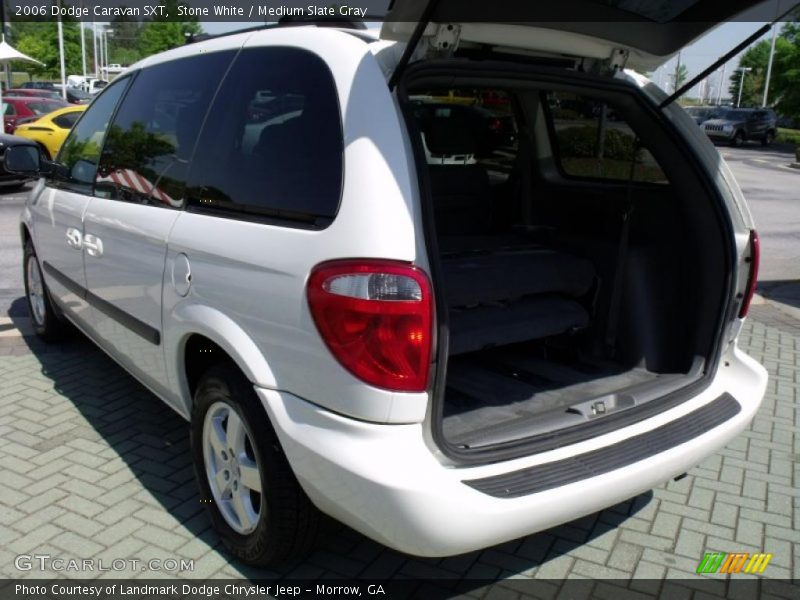 Stone White / Medium Slate Gray 2006 Dodge Caravan SXT