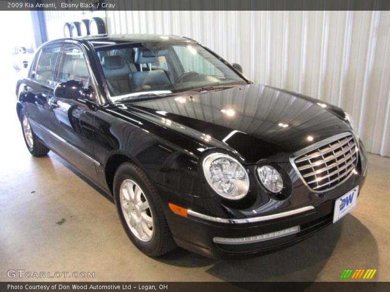 Ebony Black / Gray 2009 Kia Amanti