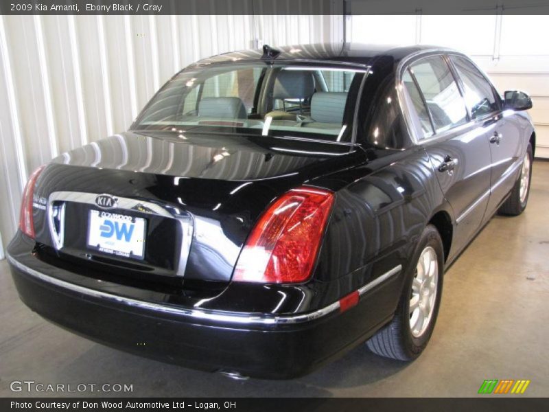 Ebony Black / Gray 2009 Kia Amanti