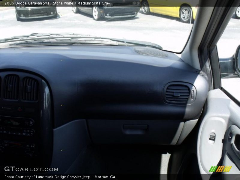 Stone White / Medium Slate Gray 2006 Dodge Caravan SXT