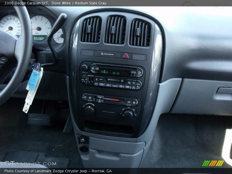 Stone White / Medium Slate Gray 2006 Dodge Caravan SXT
