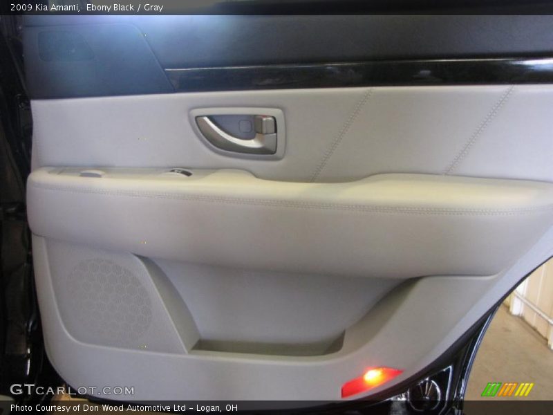 Ebony Black / Gray 2009 Kia Amanti