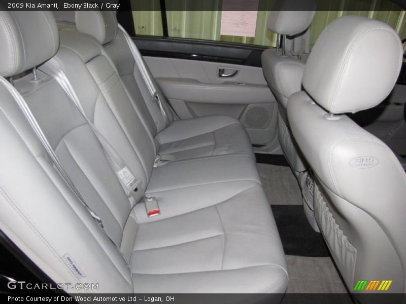 Ebony Black / Gray 2009 Kia Amanti