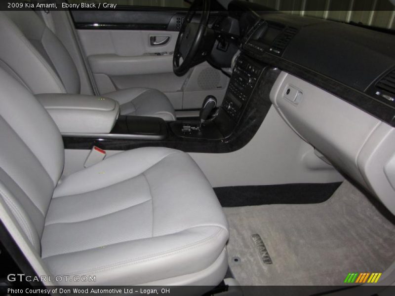 Ebony Black / Gray 2009 Kia Amanti