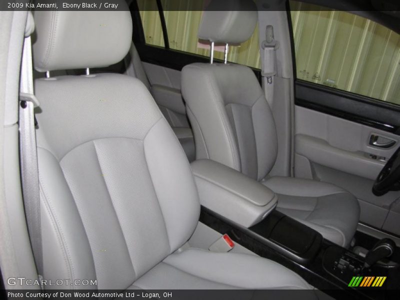 Ebony Black / Gray 2009 Kia Amanti