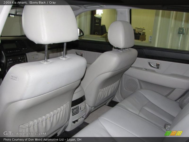 Ebony Black / Gray 2009 Kia Amanti