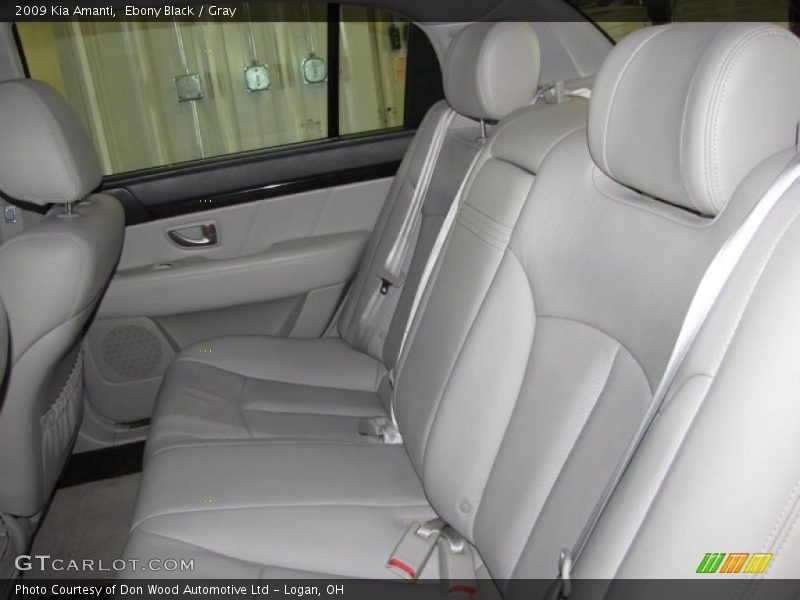 Ebony Black / Gray 2009 Kia Amanti