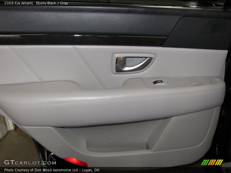 Ebony Black / Gray 2009 Kia Amanti