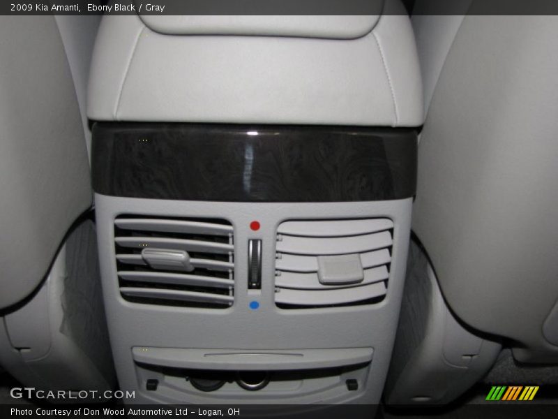 Ebony Black / Gray 2009 Kia Amanti