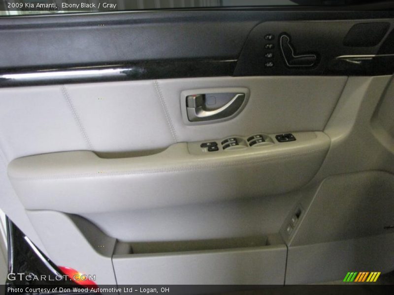 Ebony Black / Gray 2009 Kia Amanti
