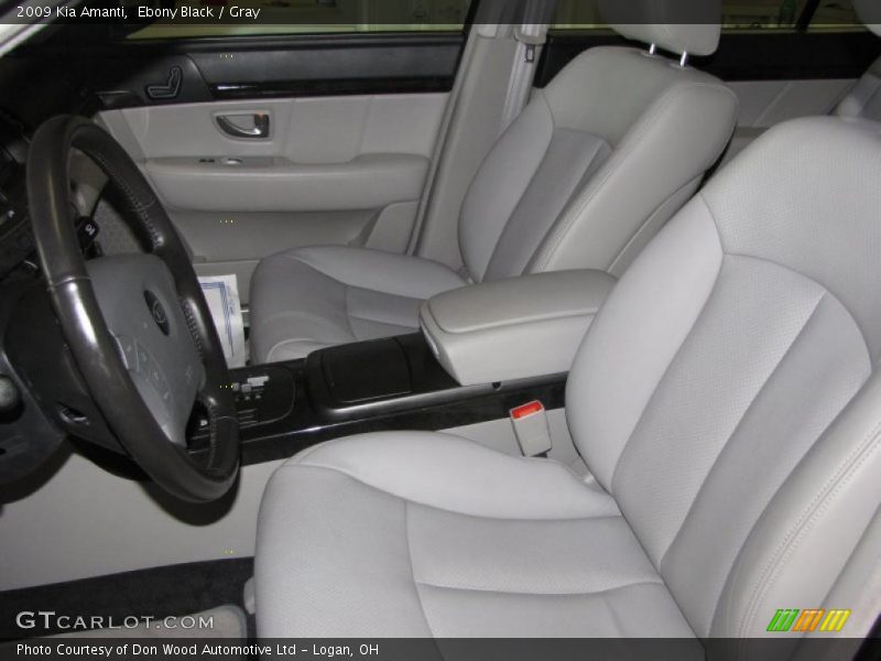 Ebony Black / Gray 2009 Kia Amanti