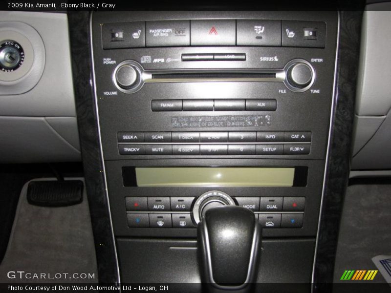 Ebony Black / Gray 2009 Kia Amanti