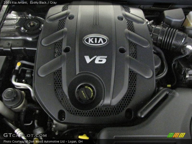Ebony Black / Gray 2009 Kia Amanti