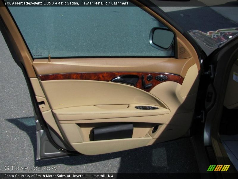Pewter Metallic / Cashmere 2009 Mercedes-Benz E 350 4Matic Sedan