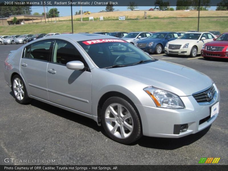 Radiant Silver Metallic / Charcoal Black 2008 Nissan Maxima 3.5 SE