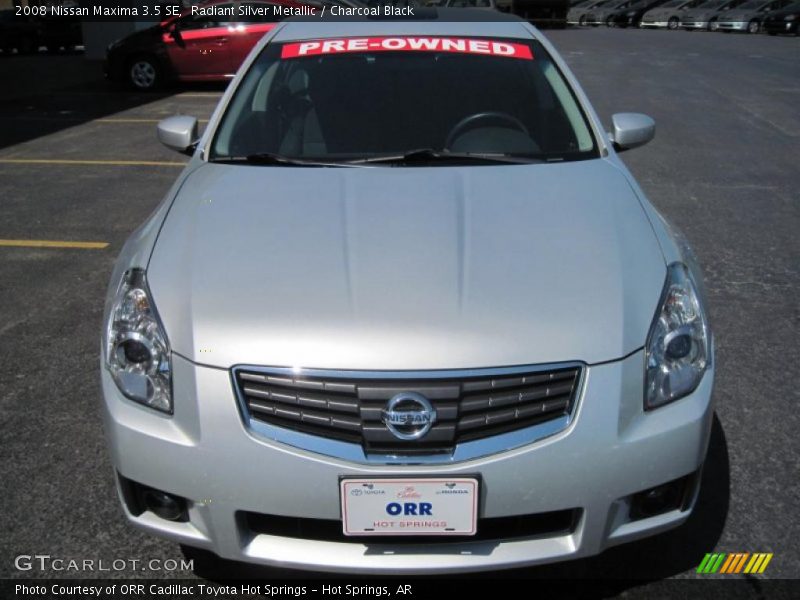 Radiant Silver Metallic / Charcoal Black 2008 Nissan Maxima 3.5 SE