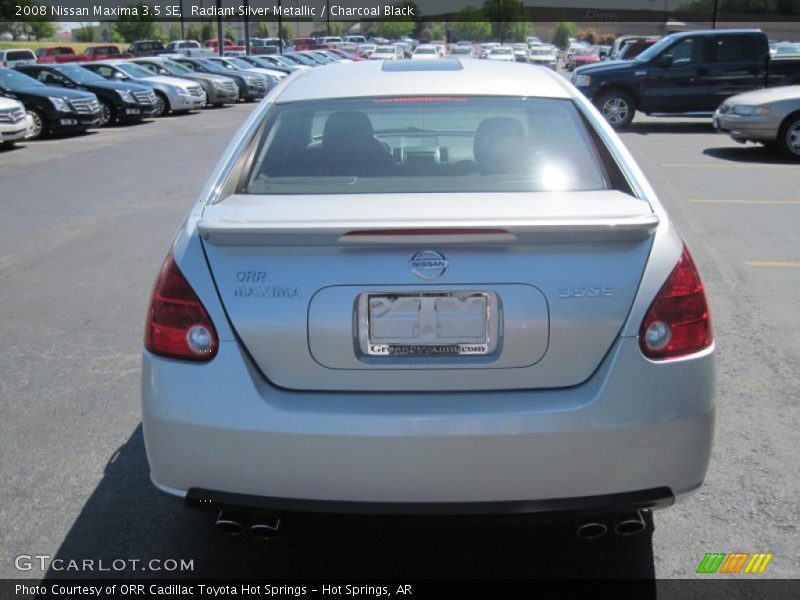 Radiant Silver Metallic / Charcoal Black 2008 Nissan Maxima 3.5 SE