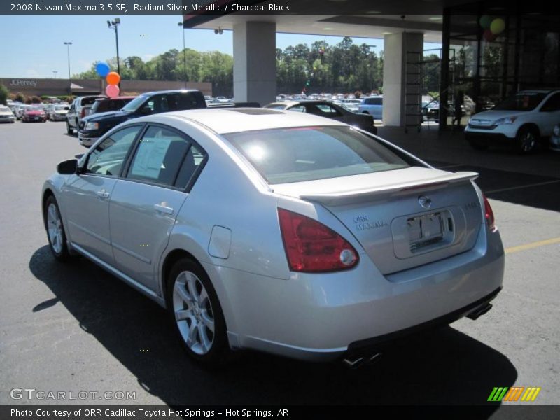 Radiant Silver Metallic / Charcoal Black 2008 Nissan Maxima 3.5 SE