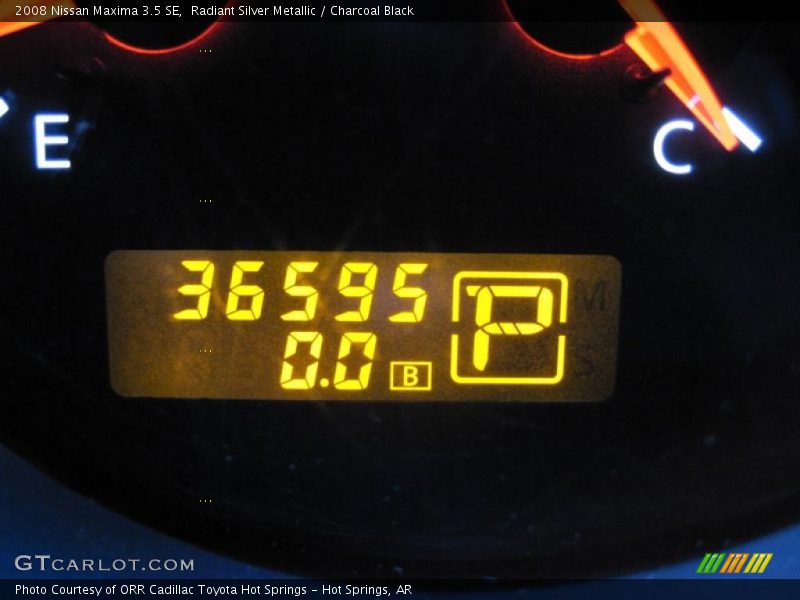 Radiant Silver Metallic / Charcoal Black 2008 Nissan Maxima 3.5 SE