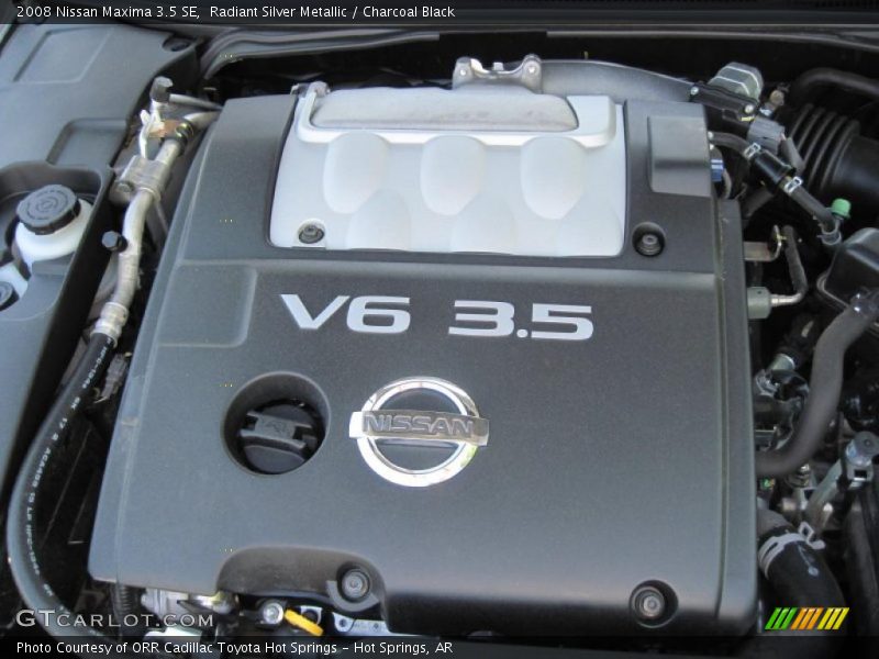 Radiant Silver Metallic / Charcoal Black 2008 Nissan Maxima 3.5 SE