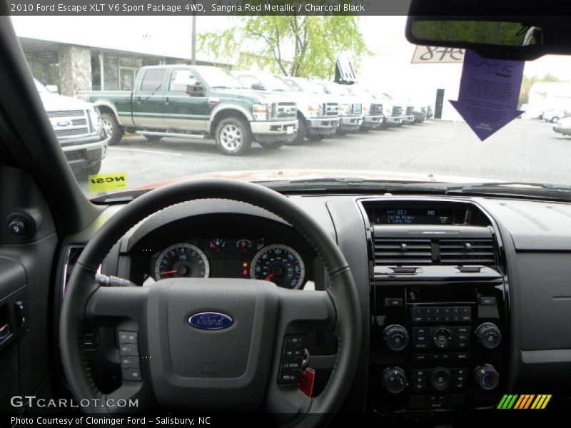 Sangria Red Metallic / Charcoal Black 2010 Ford Escape XLT V6 Sport Package 4WD