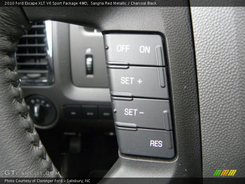 Sangria Red Metallic / Charcoal Black 2010 Ford Escape XLT V6 Sport Package 4WD