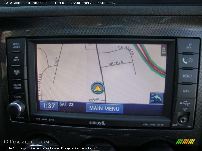 Brilliant Black Crystal Pearl / Dark Slate Gray 2010 Dodge Challenger SRT8