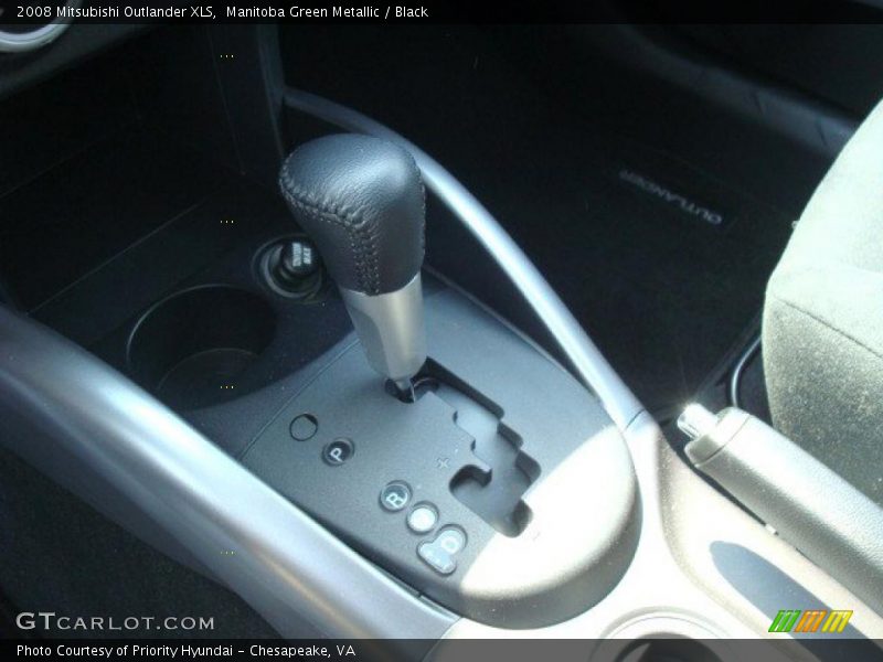 Manitoba Green Metallic / Black 2008 Mitsubishi Outlander XLS