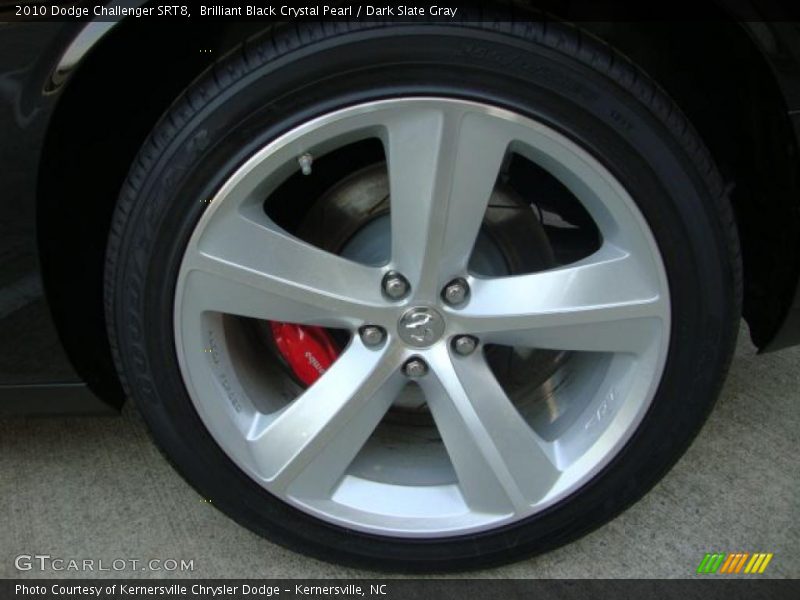 Brilliant Black Crystal Pearl / Dark Slate Gray 2010 Dodge Challenger SRT8