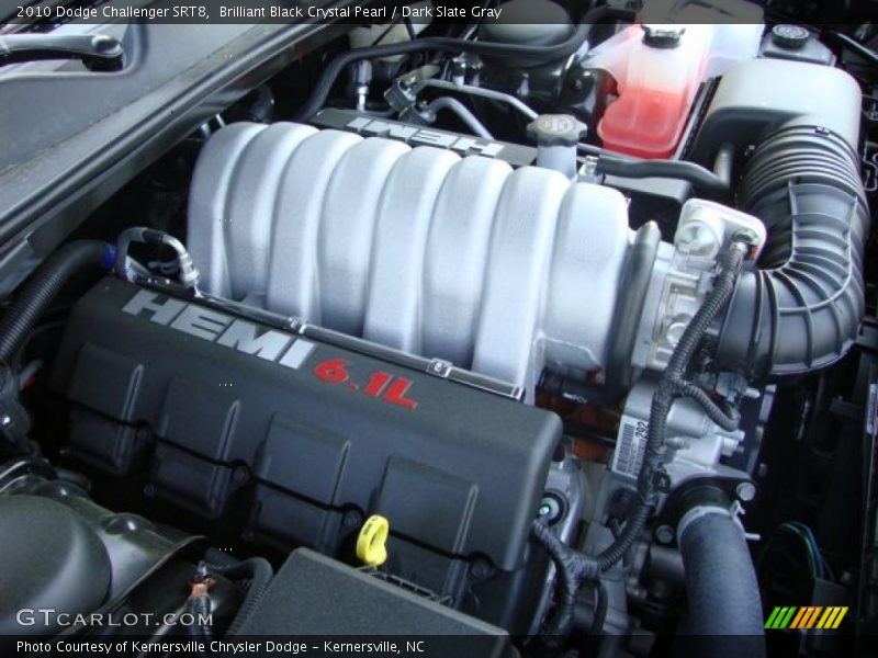 Brilliant Black Crystal Pearl / Dark Slate Gray 2010 Dodge Challenger SRT8