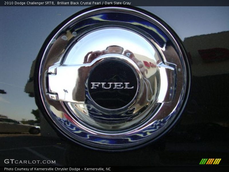Brilliant Black Crystal Pearl / Dark Slate Gray 2010 Dodge Challenger SRT8