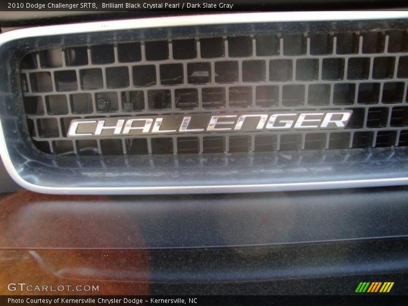 Brilliant Black Crystal Pearl / Dark Slate Gray 2010 Dodge Challenger SRT8