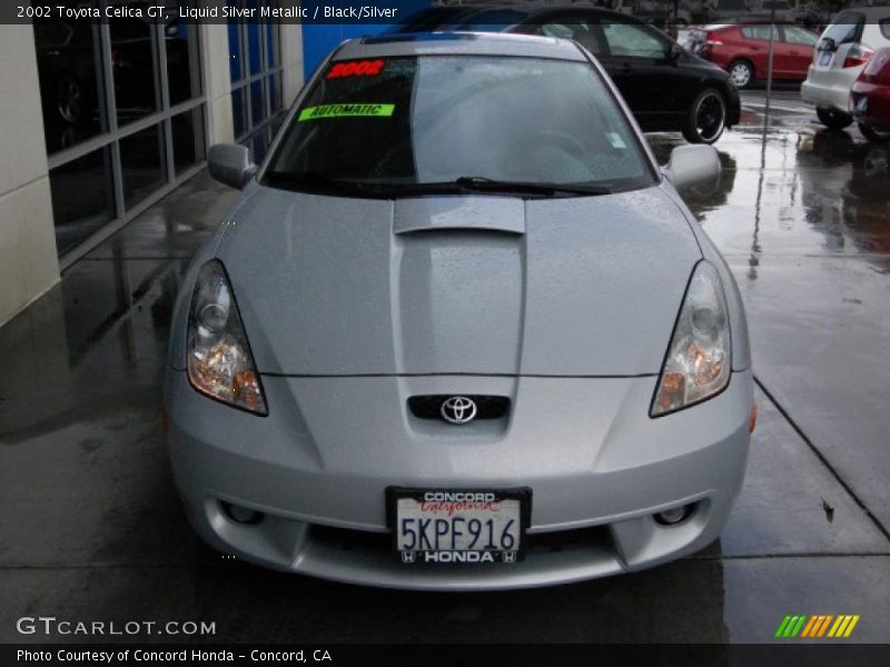 Liquid Silver Metallic / Black/Silver 2002 Toyota Celica GT