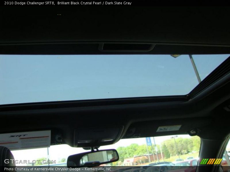 Brilliant Black Crystal Pearl / Dark Slate Gray 2010 Dodge Challenger SRT8