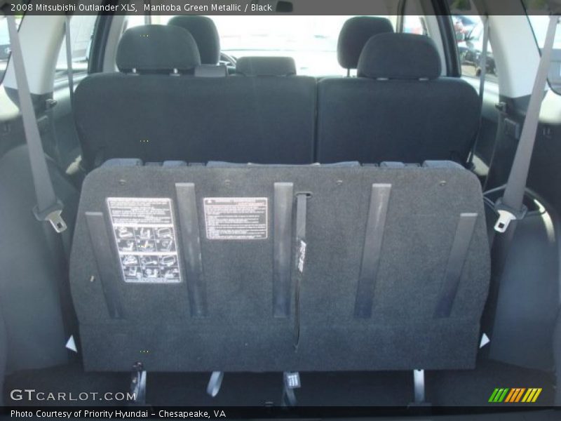 Manitoba Green Metallic / Black 2008 Mitsubishi Outlander XLS