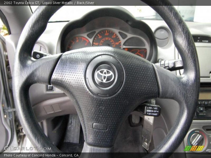 Liquid Silver Metallic / Black/Silver 2002 Toyota Celica GT