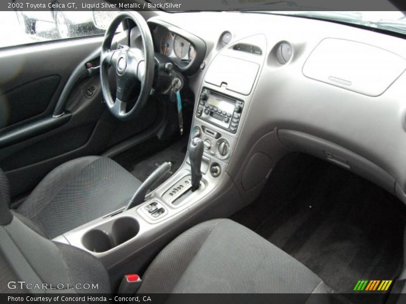 Liquid Silver Metallic / Black/Silver 2002 Toyota Celica GT