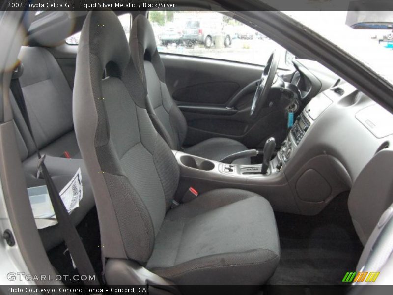 Liquid Silver Metallic / Black/Silver 2002 Toyota Celica GT