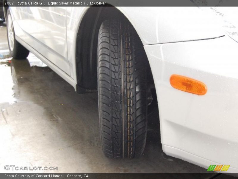 Liquid Silver Metallic / Black/Silver 2002 Toyota Celica GT