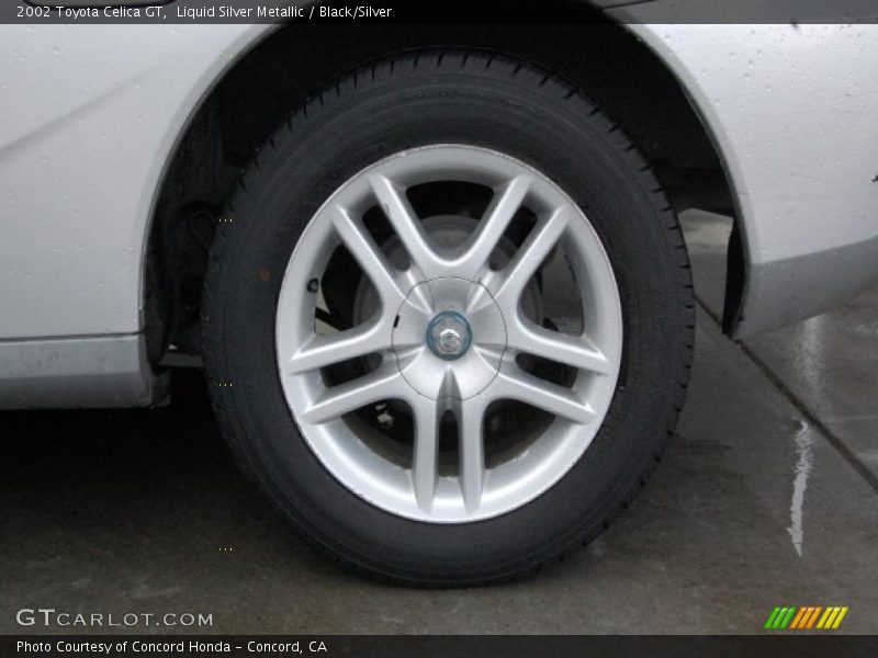 Liquid Silver Metallic / Black/Silver 2002 Toyota Celica GT
