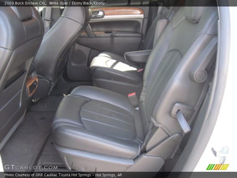 White Opal / Ebony Black/Ebony 2009 Buick Enclave CXL