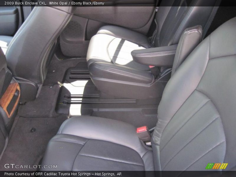 White Opal / Ebony Black/Ebony 2009 Buick Enclave CXL