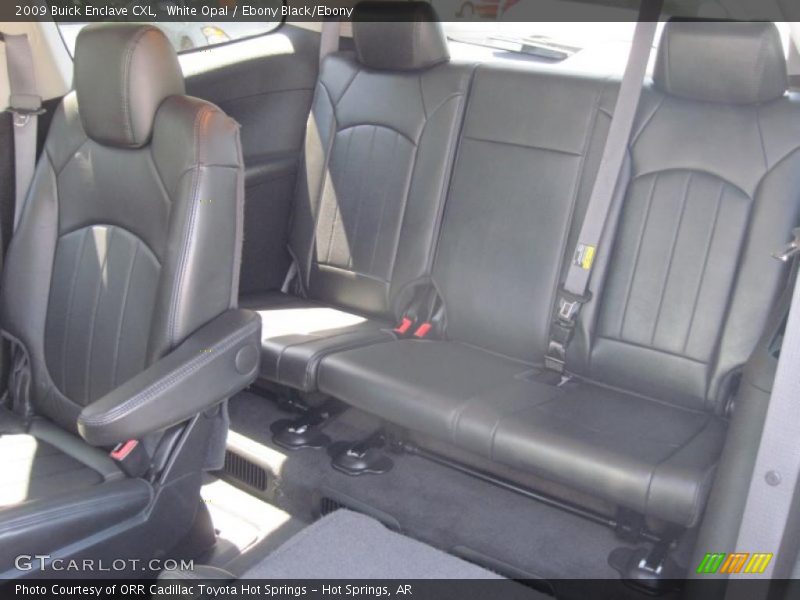 White Opal / Ebony Black/Ebony 2009 Buick Enclave CXL
