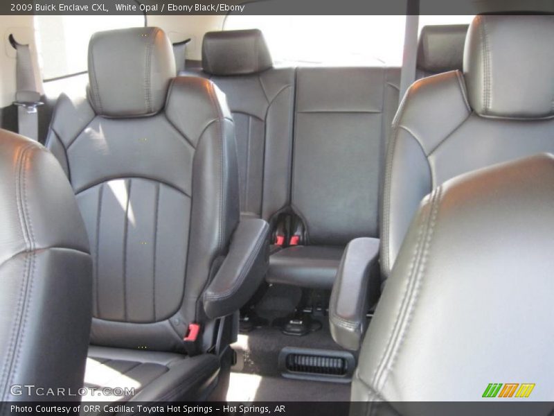White Opal / Ebony Black/Ebony 2009 Buick Enclave CXL