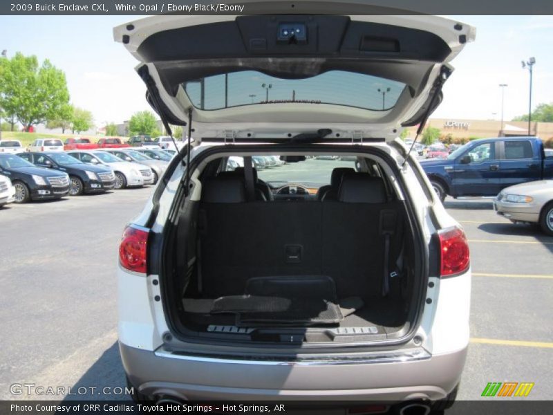 White Opal / Ebony Black/Ebony 2009 Buick Enclave CXL