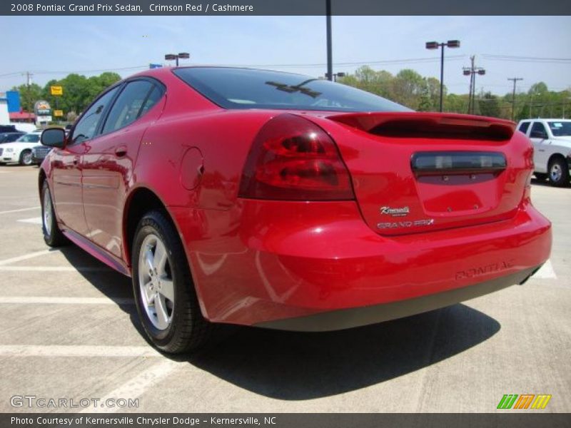 Crimson Red / Cashmere 2008 Pontiac Grand Prix Sedan